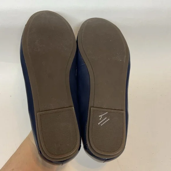 VIONIC Women's 8,5 Spark Minna Ballet Flats Navy Blue Clean Comfort Shoes - Picture 5 of 11